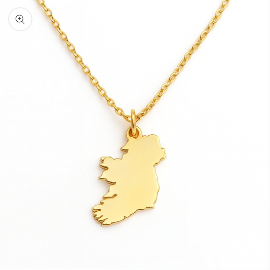 Ireland Map Necklace