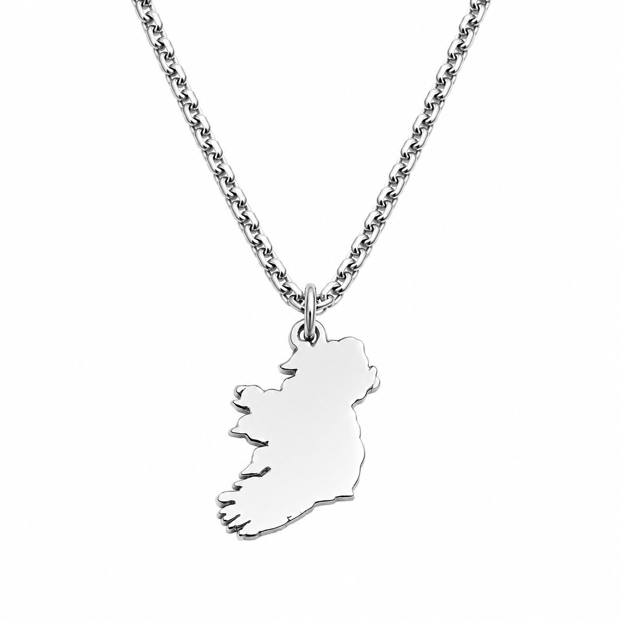 Men’s Ireland Map Necklace