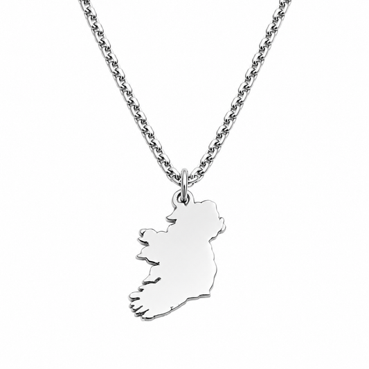 Men’s Ireland Map Necklace